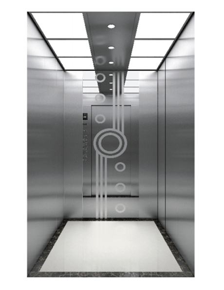 Configuração padrão do elevador de passageiros MR de luxo SX-K03 (opcional)